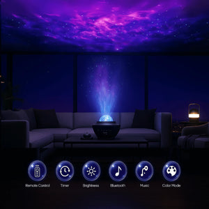 Lámpara Proyector LED de Olas 3D 🌊