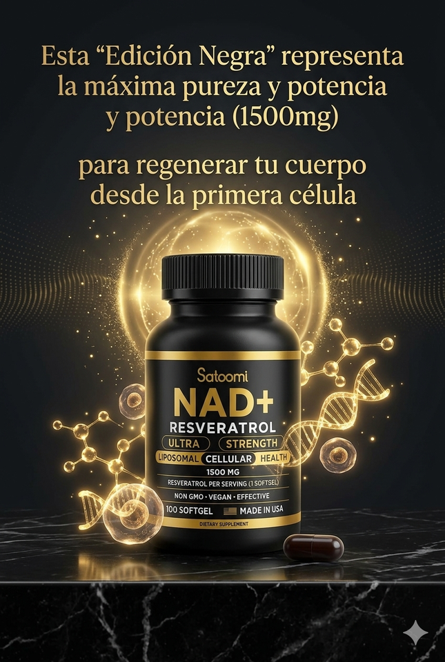 NAD + RESVERATROL NEGRO