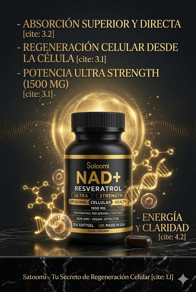 NAD + RESVERATROL NEGRO