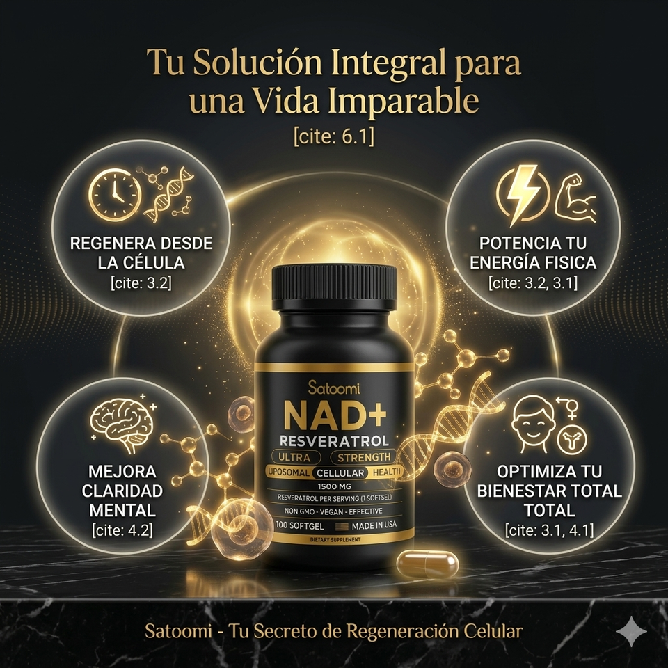 NAD + RESVERATROL NEGRO